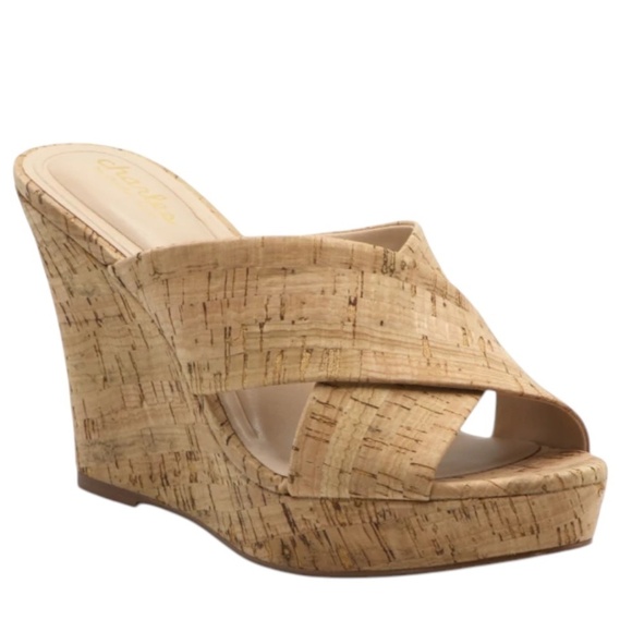 CHARLES BY CHARLES DAVID Latrice Wedge in Natural - Picture 1 of 13